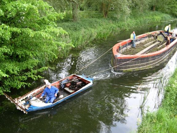 SUSAN - being towed