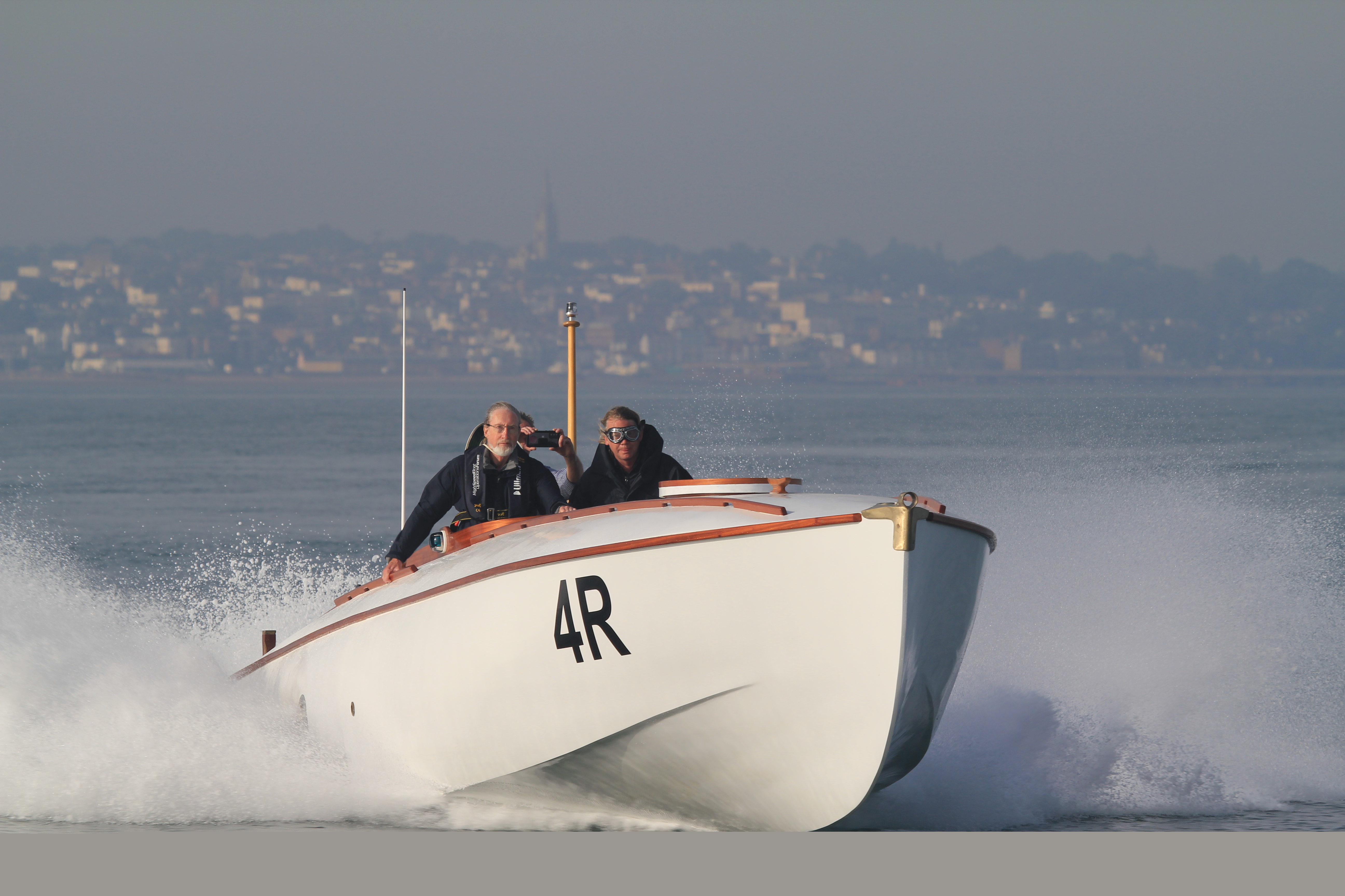 CMB4R during her sea trials